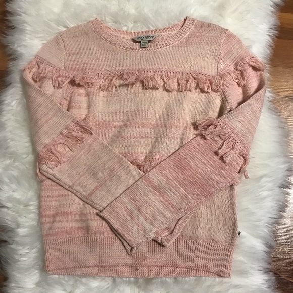 Lucky Brand Other - Lucky Brand Pink Sweater Girl’s L/G